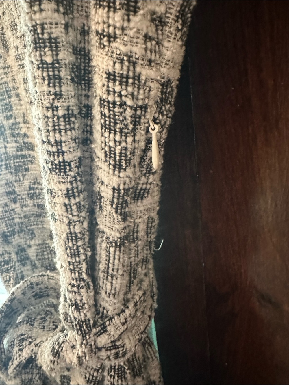 Dolan by Anthropologie Taleen Textured Tie-Waist Midi Dress Size Medium - Picture 5 of 8